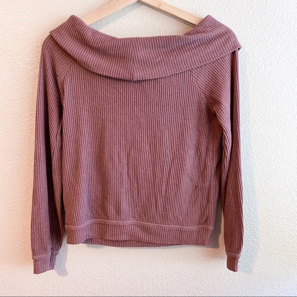 Abercrombie & Fitch Long Sleeve Cowl Neck Top - Picture 4 of 4